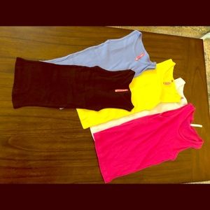 NWOT.   Bundle of Five Girl’s Tank Tops